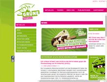 Tablet Screenshot of gruene-tg.ch